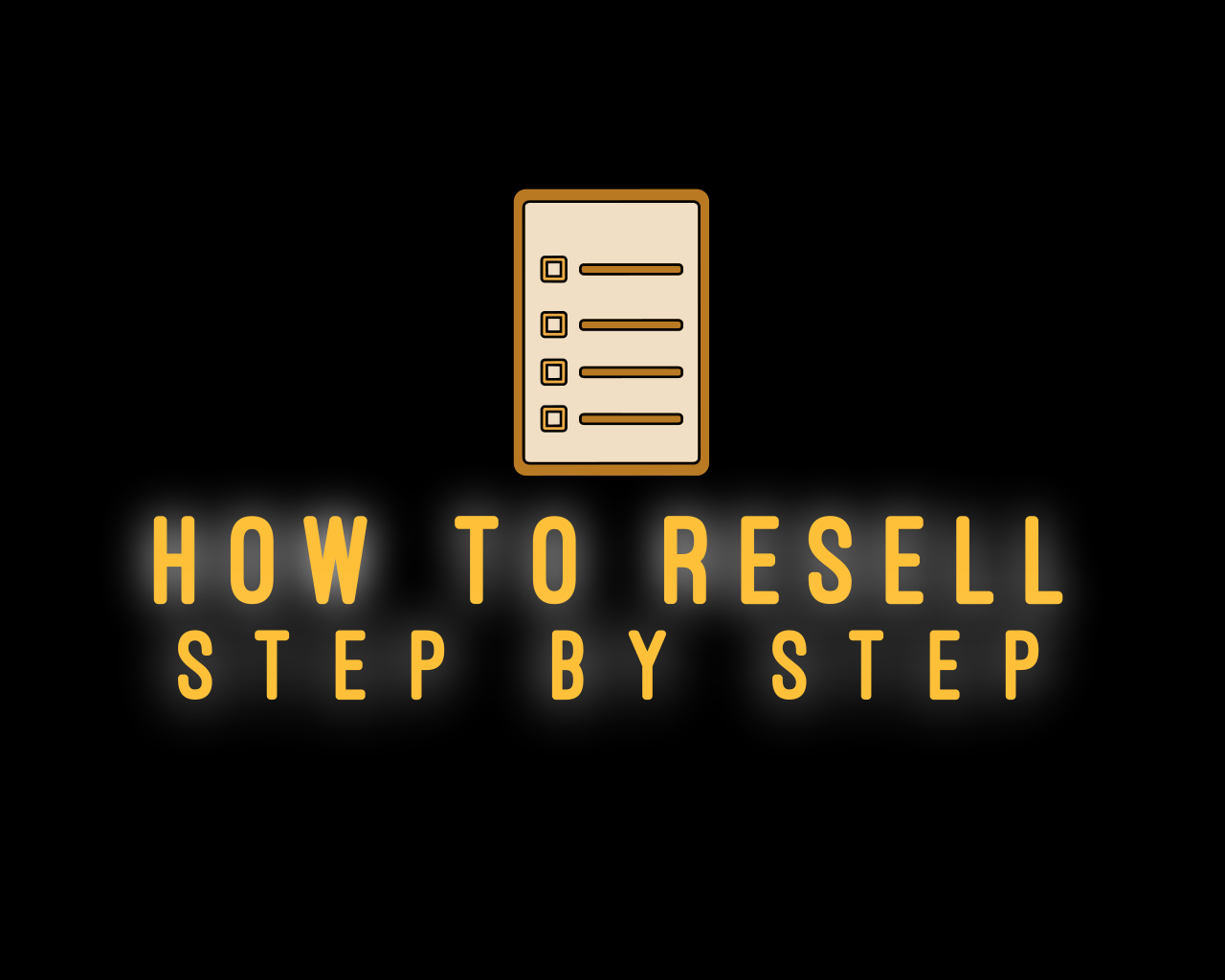 How To Resell